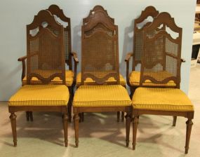 Set of Six French Provincial Dining Chairs