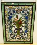 Stained Glass Floral Window