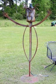 Iron Yard Water Sprinkler Statue