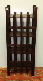 Mission Oak Single Door Bookshelf 