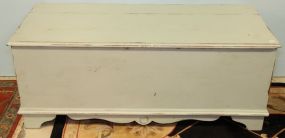 Large Light Blue Cedar Chest