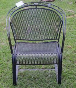 Mesh Wrought Iron Chair