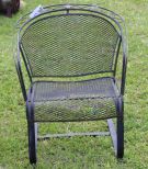 Mesh Wrought Iron Chair