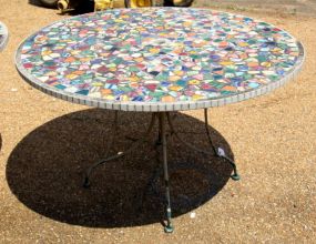 Gail Pittman Mosaic Patio Table 