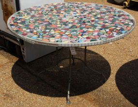 Gail Pittman Mosaic Patio Table