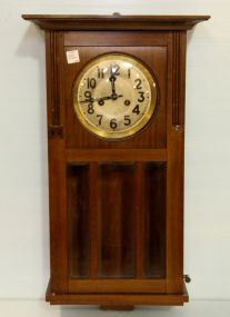 19th Century Walnut Gloria Wall Clock