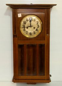 19th Century Walnut Gloria Wall Clock