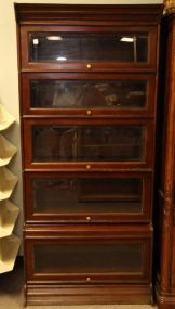 Mahogany Five Stack Bookcase 