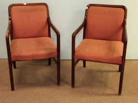Two Upholstered Armchairs 