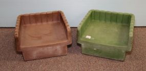 Two Plastic Booster Seats