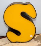 Yellow Letter S