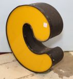 Yellow Letter C