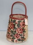 Large Floral Basket