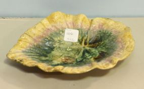 Majolica Leaf Dish