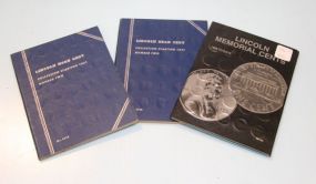 3 Booklets of Lincoln Head Coins
