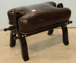 Leather Footstool 