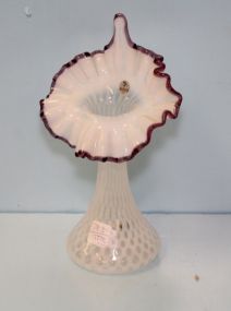 Fenton Opalescent Vase