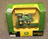 ERTL/JOHN DEERE FORAGE HARVESTER WITH (2) WAGONS(1/64)/DIE-CAST METAL