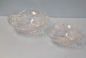 Two Lead Crystal Bowls