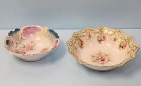 Two Hand Painted Bowls