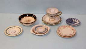 Various Demitasse Saucers, Bowls, Cup & Ashtrays