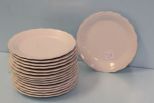 Sixteen White Salad Plates