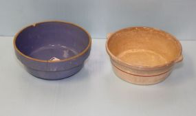 Two Crock Bowls