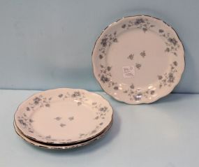 Three Johann Haviland Salad Plates