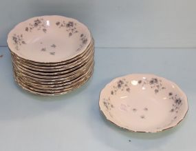 Thirteen Johann Haviland Soup Bowls