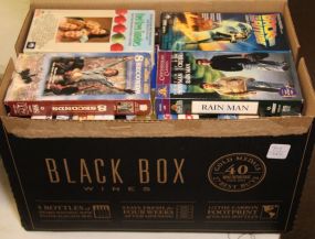 Box of VCR Movies