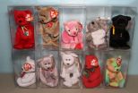 Ten Beanie Babies 