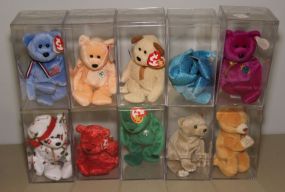 Ten Beanie Babies 