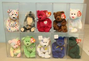 Ten Beanie Babies