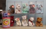 Eleven Beanie Babies