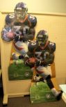 Two Denver Broncos Cutouts 