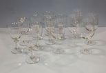 Set of Eight Tea Glasses & Five Water Glasses