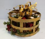 Painted Metal Christmas Arrangement 