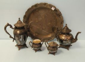 Five Piece Oneida Royal Provincial Tea Set