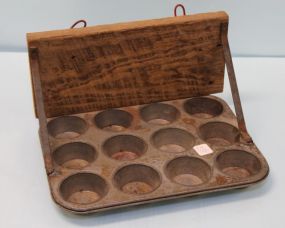 Muffin Pan Made Into A Shelf