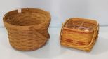 Two Longaberger Baskets