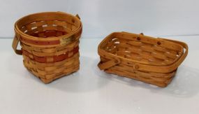 Two Longaberger Baskets