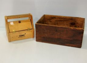 Pine Box & Shoe Shine Kit