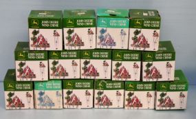 Fifteen John Deere windchimes