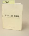 A Note Of Thanks, The Art Of Gratitude By Dominique Devito