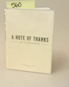 A Note Of Thanks, The Art Of Gratitude By Dominique Devito