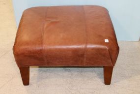 Faux Leather Footstool 