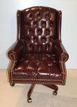 Leather Tufted Office Chair