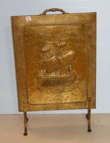 Brass Ship Firescreen 