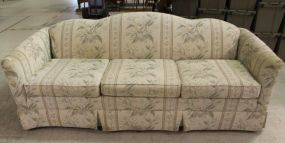 Upholstered Camel Back Couch