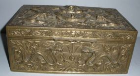 Brass Hinged Box